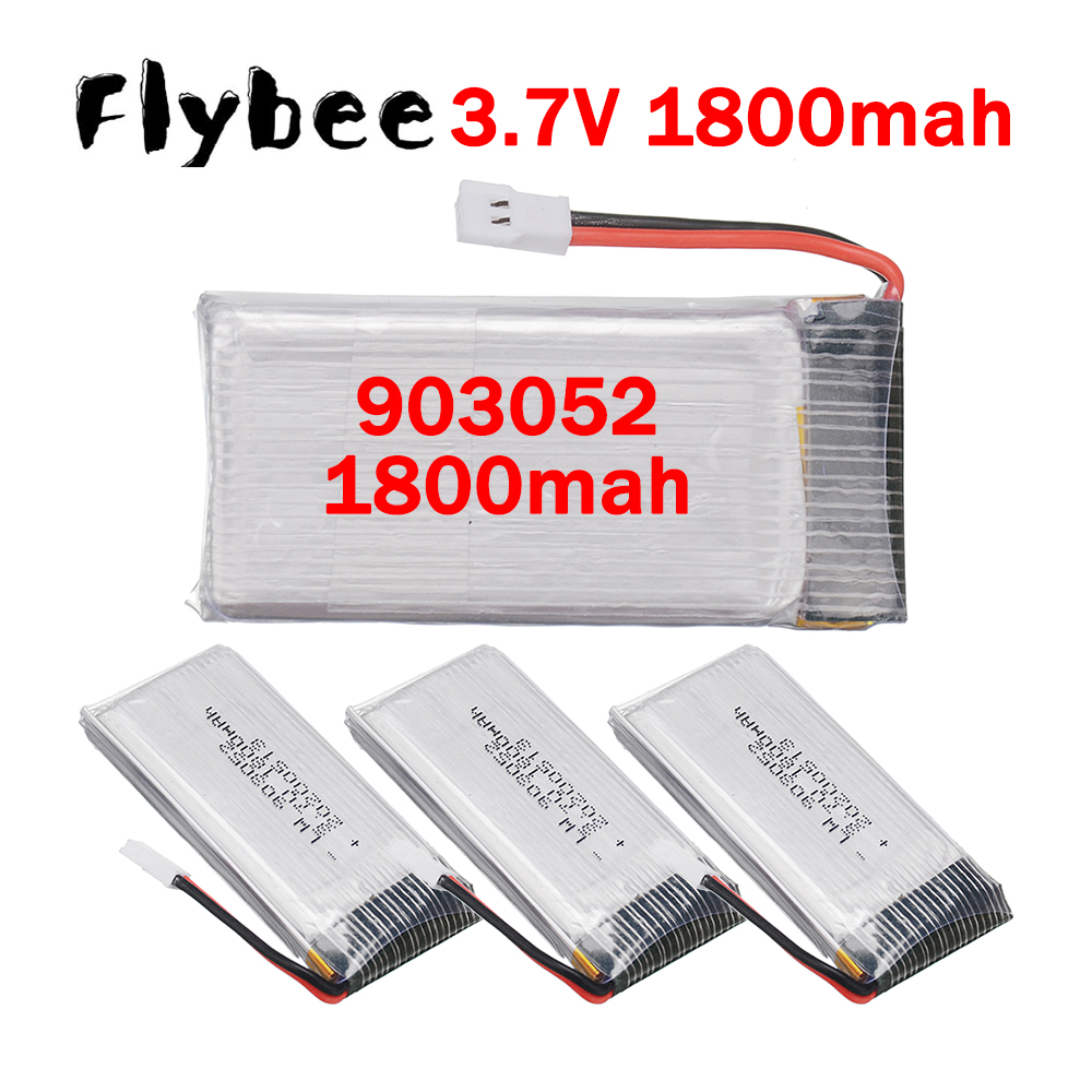 Drone Battery Charger - 5IN1 Charger 903052 3.7V 1800mAh Lithium