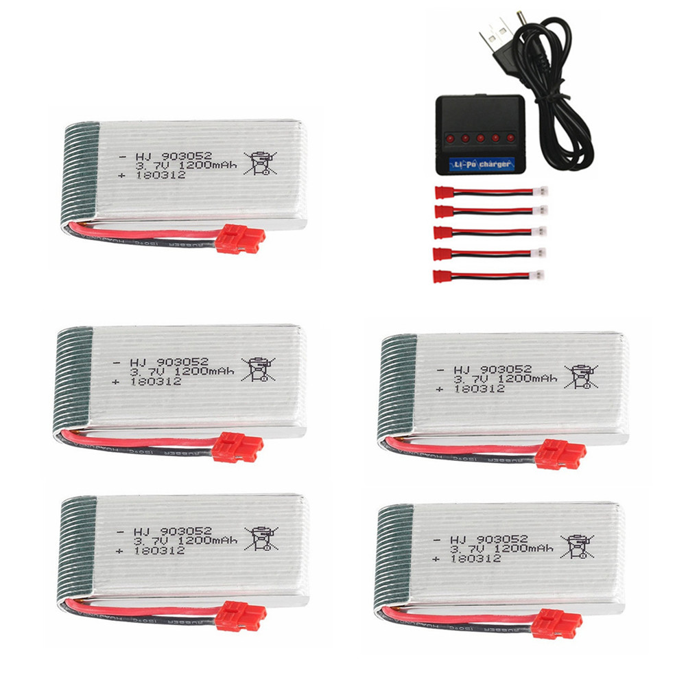 Drone Battery Charger - 3.7V 1200mAh 903052 lipo battery for