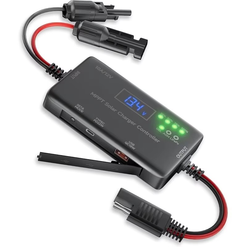 Drone Solar Charger - MPPT Solar Charge Controller 12V 10A,