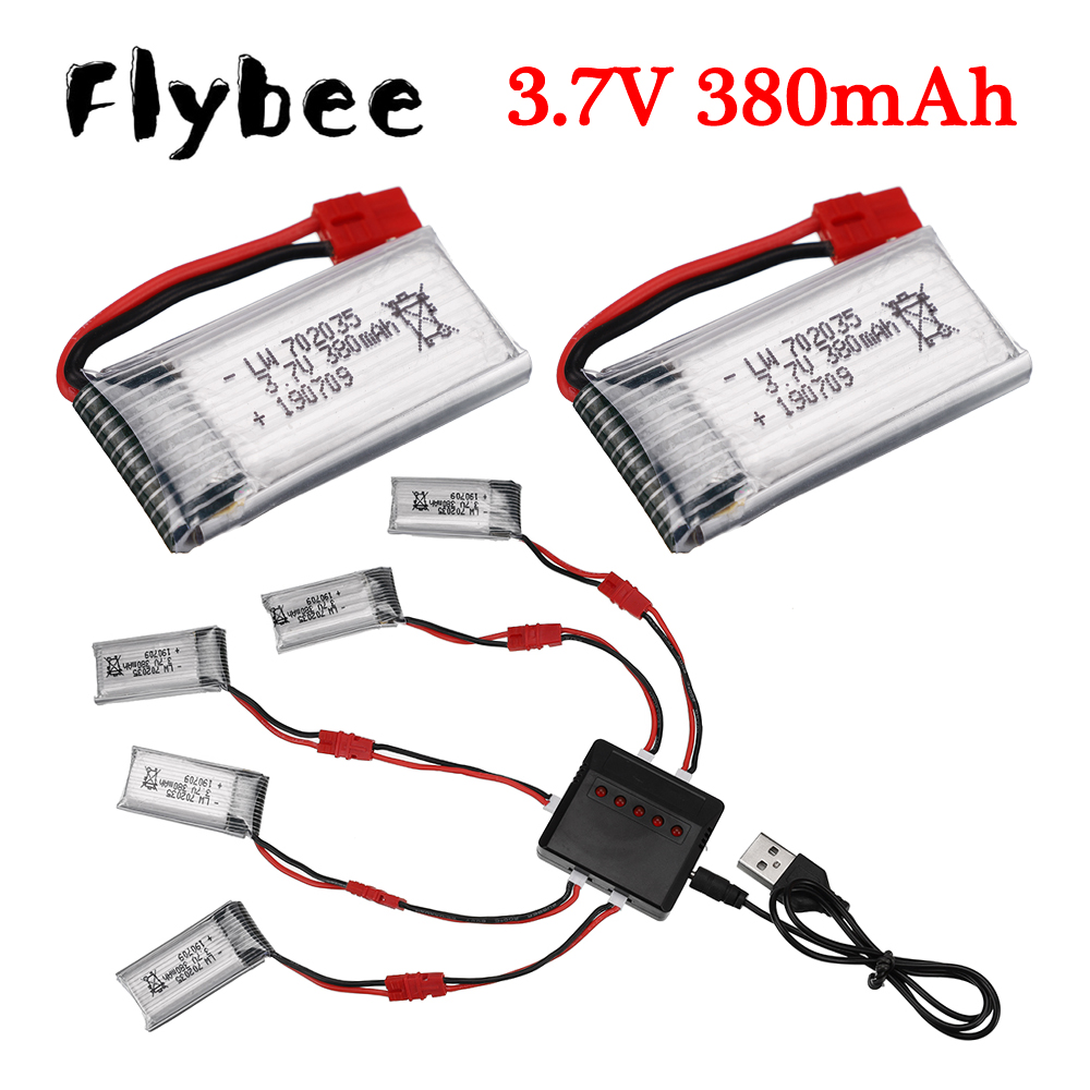 Drone Battery Charger - 3.7V 380mAh Lipo Battery With Charger