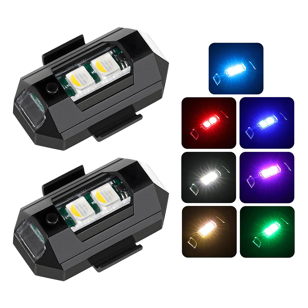 Drone Beacon Light - 2PCS Mini LED Strobe Lights Decorative,