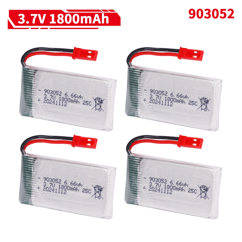 Drone Battery Charger - 3.7V 1800mAh 903052 lipo Battery XH4.0