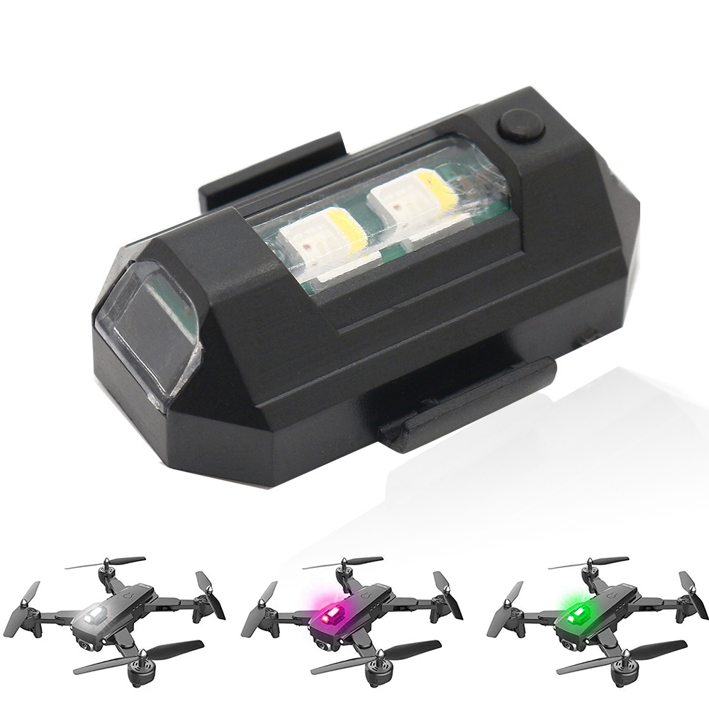 Drone Strobe Light - Motorcycle LED RGB Warning Light For