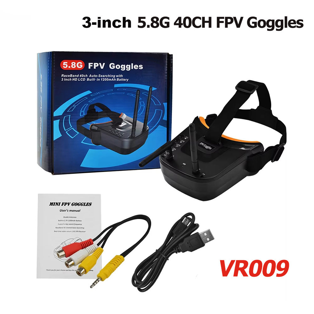 Drone Controller Screen - VR009 FPV Video Goggles 3Inch 480*320