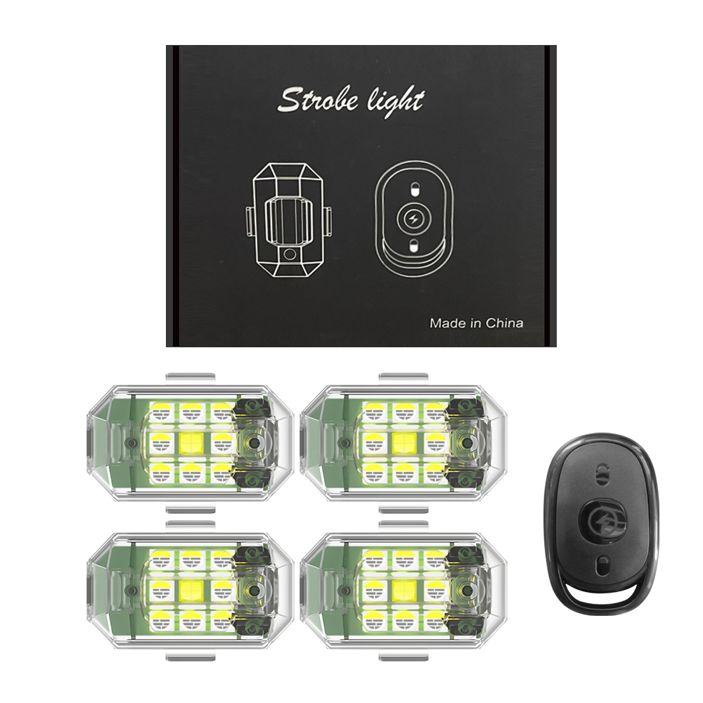 Drone Beacon Light - 1/2/4pcs Wireless LED Drone Strobe Light
