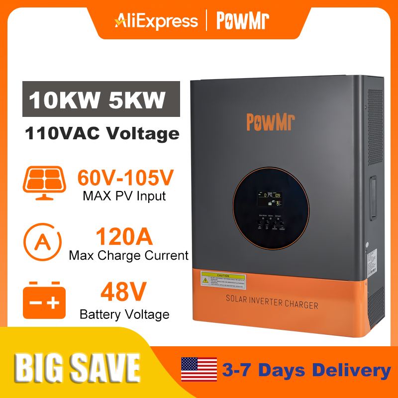 Drone Solar Charger - PowMr 10KW 5KW Split Phase Inverter