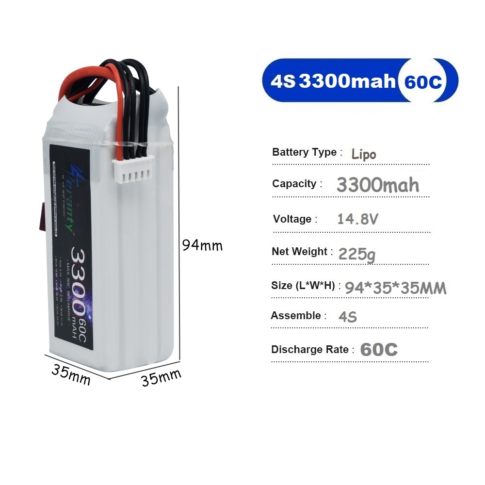 LiPo Rechargeable Battery 4S 3 - огляд і ціна Drone Power Bank