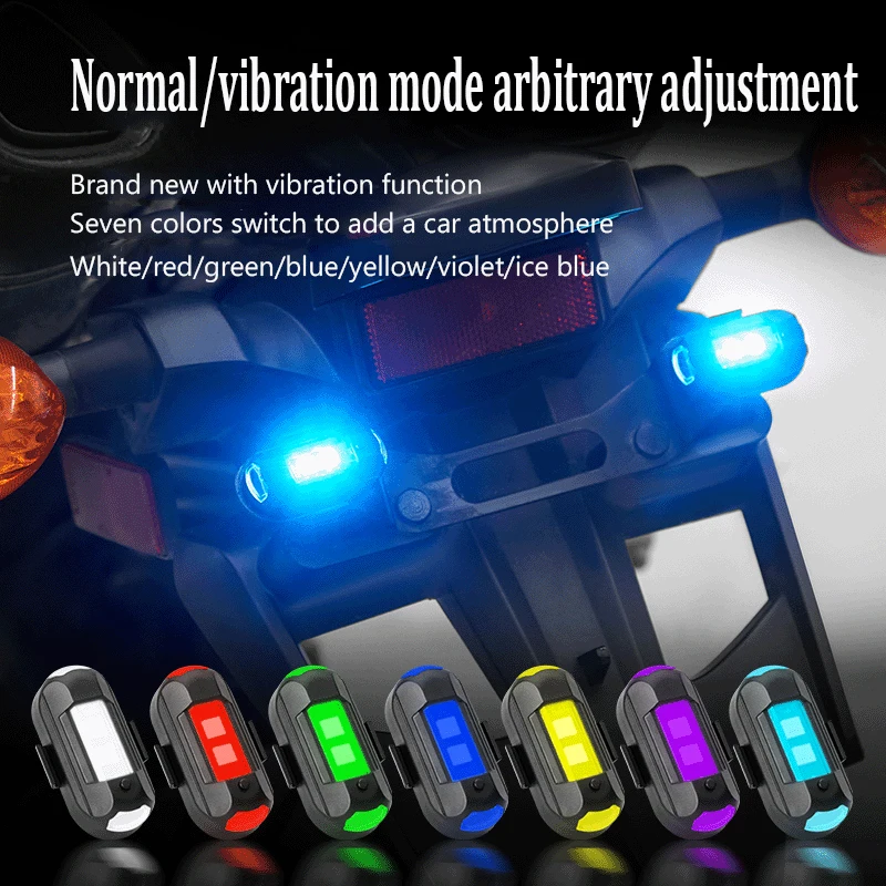1Pcs Remote LED RGB Anti-colli - огляд і ціна Drone Strobe Light