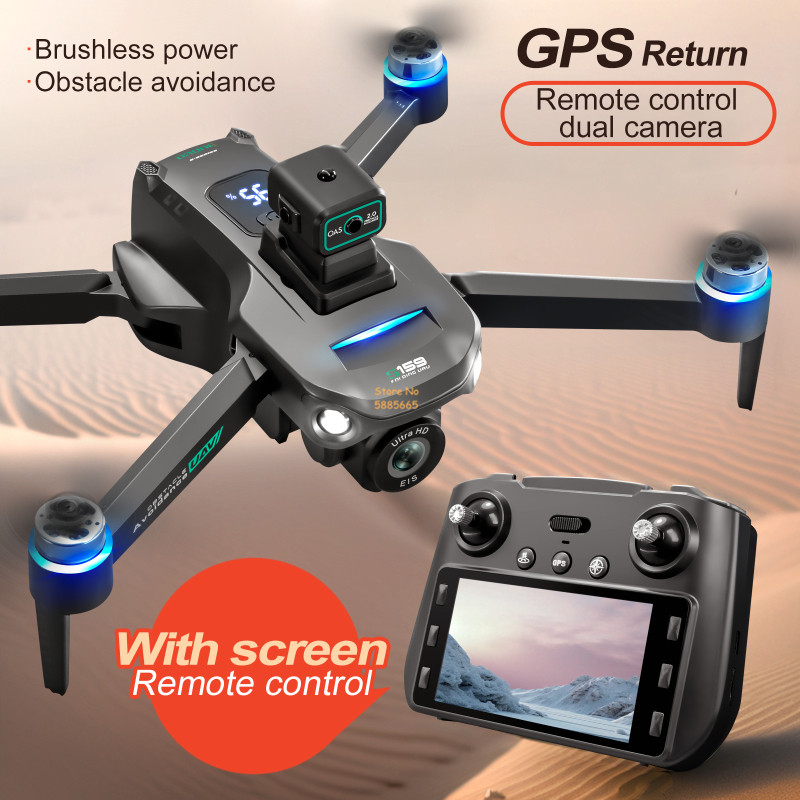 8K Dual Camera 5G WIFI FPV Rem - огляд і ціна Drone Beacon Light