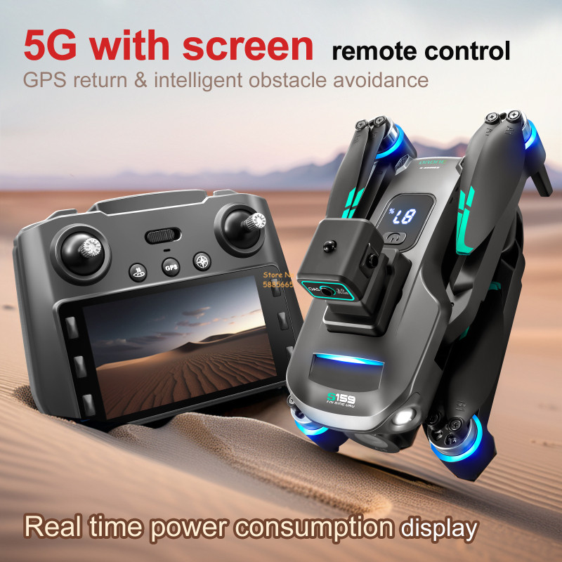 8K Dual Camera 5G WIFI FPV Rem - огляд і ціна Drone Beacon Light