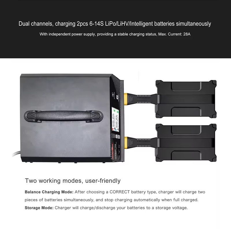 ULTRA POWER UP2800-14S 2X1400W - огляд і ціна Drone Battery Charger
