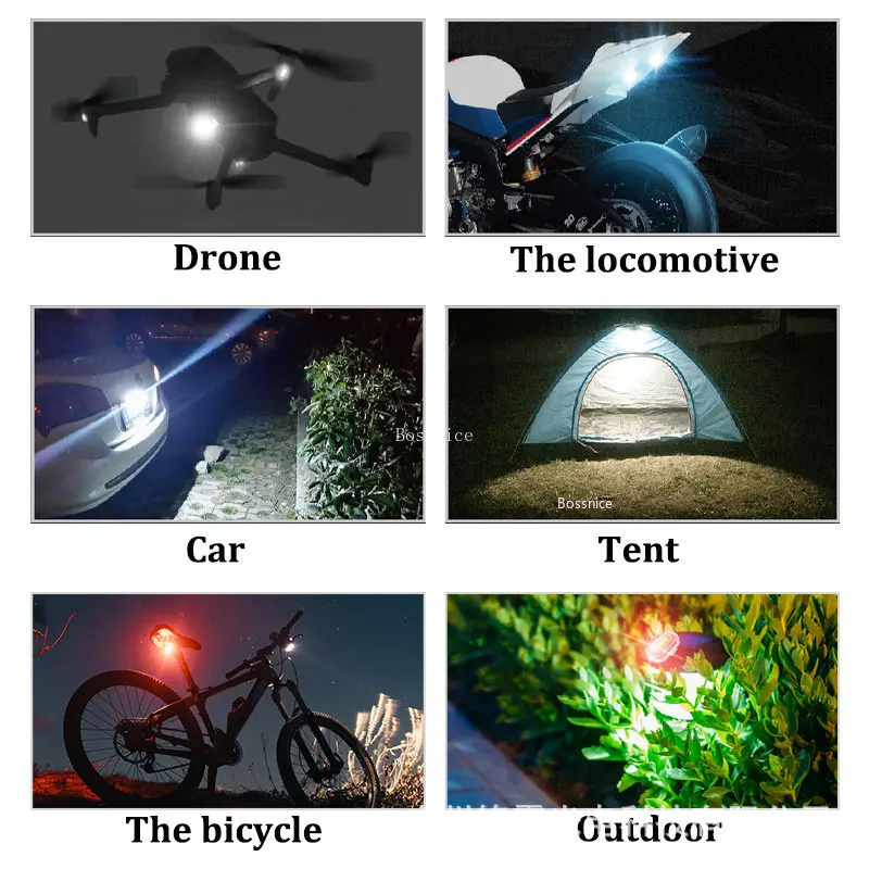 1/2Pcs Wireless LED Strobe Lig - огляд і ціна Drone Beacon Light