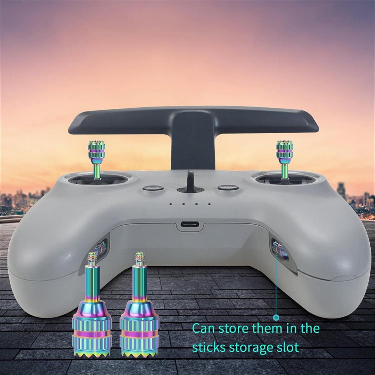 DT75BG 4PCS Metal Control Joys - огляд і ціна Drone Control Stick