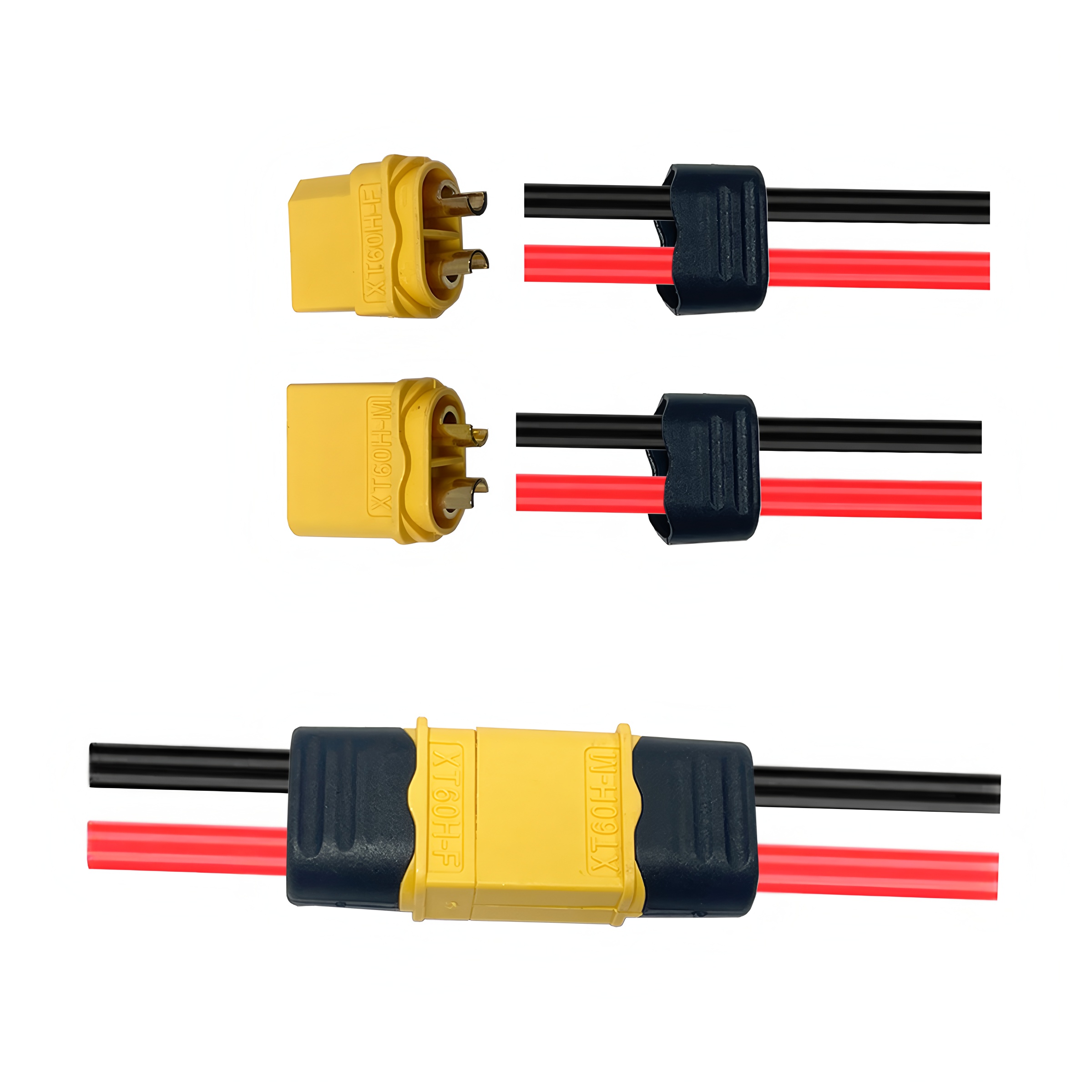 10/20pair XT60H Connector Plug - огляд і ціна Drone Battery Adapter