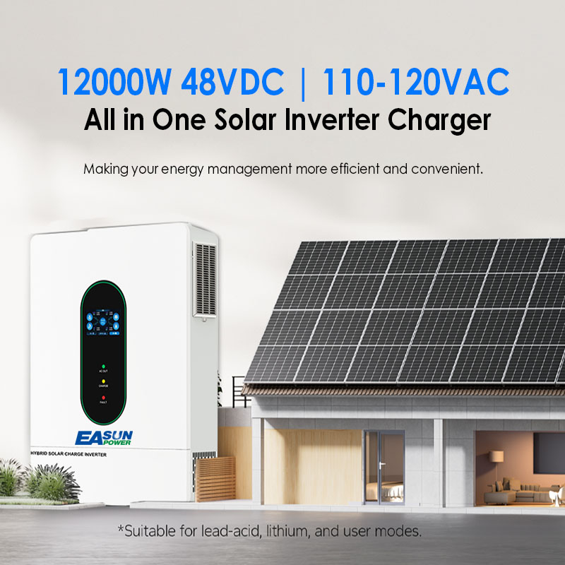 EASUN US 12KW 12000W Split Pha - огляд і ціна Drone Solar Charger