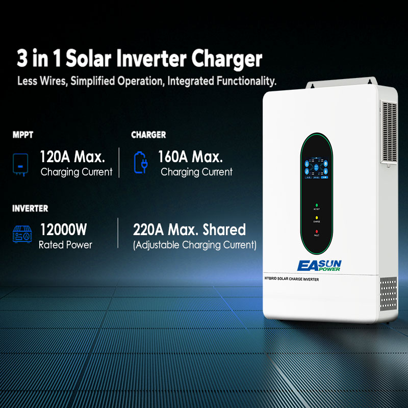 EASUN US 12KW 12000W Split Pha - огляд і ціна Drone Solar Charger