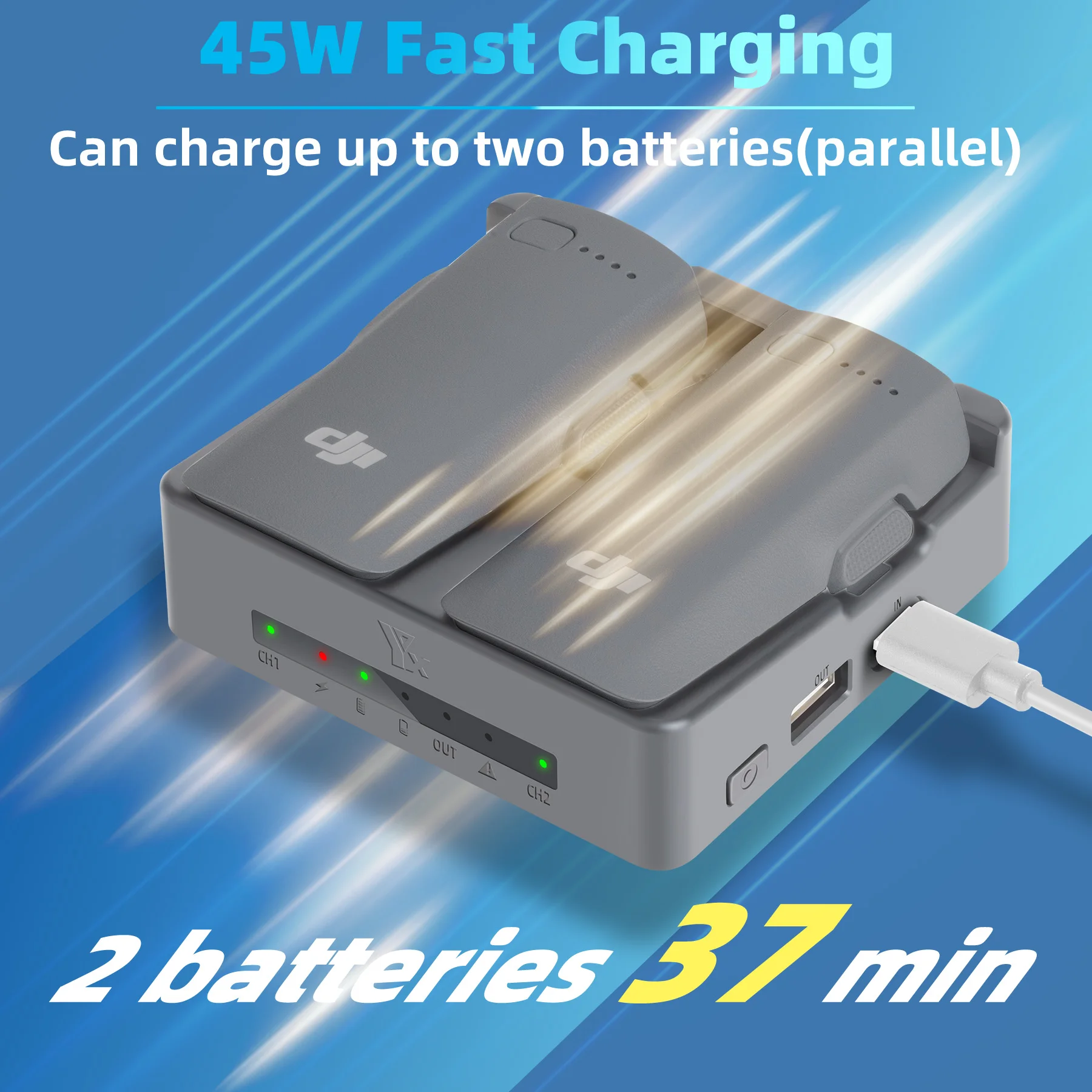 NEO 2 Fast Charging Hub Batter - огляд і ціна Drone Charging Hub