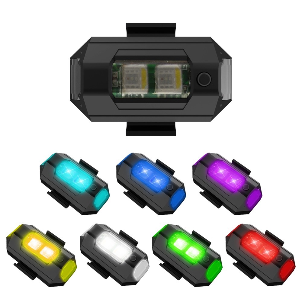 1PC 7 Color Mini USB Charging  - огляд і ціна Drone Beacon Light