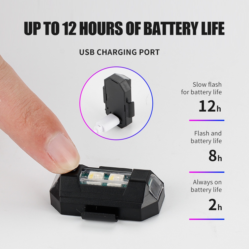 1PC 7 Color Mini USB Charging  - огляд і ціна Drone Beacon Light