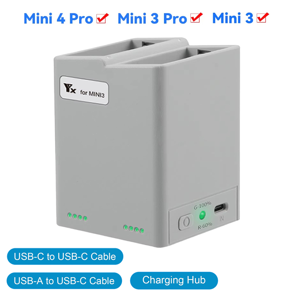 For DJI Mini 3Pro/4Pro Battery - огляд і ціна Drone Charging Hub